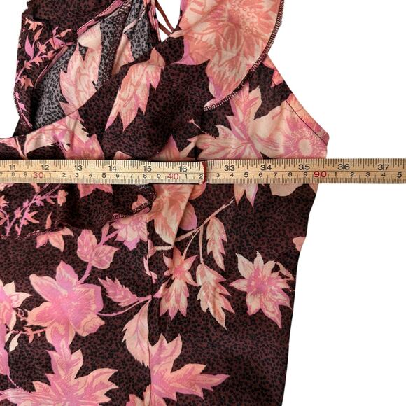 Free People Remind Me Maxi Slip Dress Flowy Floral Feminine Flirty Romantic | M - Picture 10 of 11